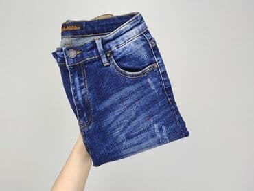 jeansy straight stradivarius: Jeansy damskie, M — 9