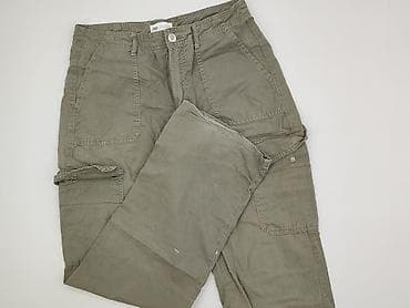 cargo wide leg: Zara, Spodnie cargo damskie, rozmiar M — 1