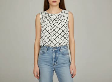 koszulka bez rękawów reserved: REGINA FASHION, Bluzka damska, S — 6