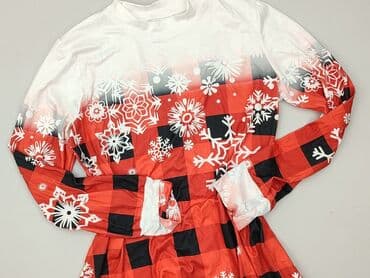 sukienka w kratę czerwona damska: Sukienka damska, rozmiar S — 2