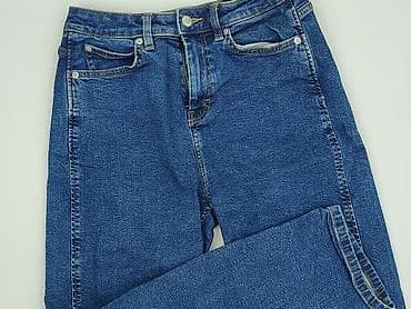 jeansy wysoki stan: F&F, Jeansy damskie, rozmiar S — 1