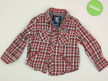 kurtki roxy: Shirt 2-3 years, condition - Very good, pattern - Cell, color - Red — 2