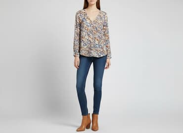 bluzka w kwiaty new yorker: House, Bluzka damska, rozmiar XS — 7