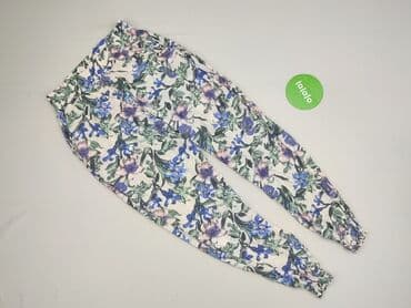 spodnie dresowe damskie czarne: Material trousers for women, size L (EU 40) — 2