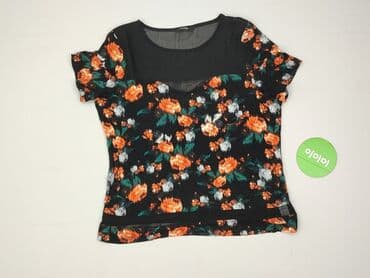 bluzka w geometryczne wzory: George, Women's blouse, size L (EU 40) — 2