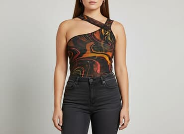 bluzki na imprezę plus size: PrettyLittleThing, Bluzka damska, rozmiar 2XL — 1
