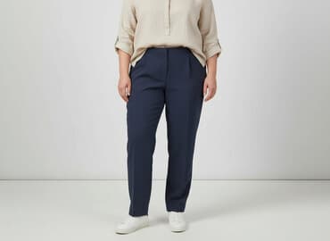 spodnie materiałowe tommy hilfiger: Spodnie materiałowe damskie, rozmiar 4XL — 6