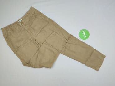 unisono spodnie lniane: Stile Benetton, Spodnie materiałowe damskie, rozmiar M — 2