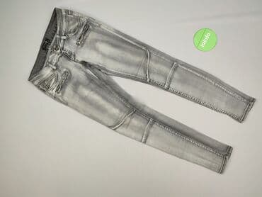 jeansy z asymetrycznym zapieciem: Toxik3, Jeansy damskie, M — 2