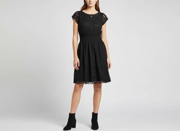 sukienki z gipiury dla puszystych: Uttam London, Sukienka damska, rozmiar S — 6