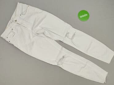 biale szerokie jeansy: Orsay, Jeansy damskie, rozmiar S — 2