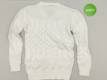 ażurowy sweter na drutach: Sweter damski, rozmiar L — 3