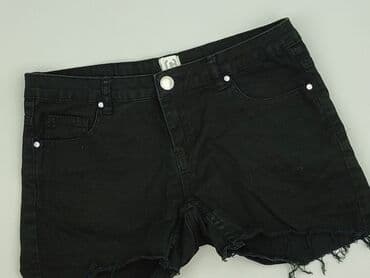 czarne krótkie spodenki z dziurami: Szorty damskie, rozmiar S — 1