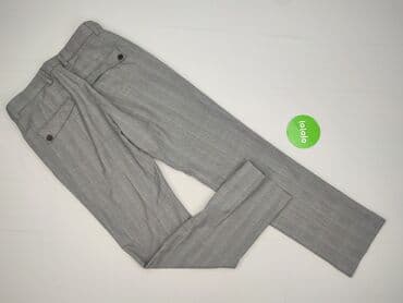 h m marynarka w paski: H&M, Spodnie materiałowe damskie, L — 3