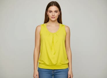 koszulka na ramiączkach jedwabna: Classic, T-shirt damski, rozmiar S — 6