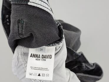 spodnie jeansowe z naszywkami: Jeans for women, size L — 5