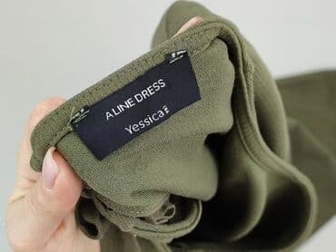 oliwkowe buty: Yessica, Sukienka damska, rozmiar S — 4