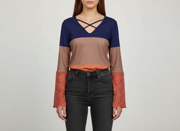 skórzana bluzki: Bluzka damska, rozmiar S — 5