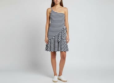 sukienki w paski na wesele: Sukienka damska, rozmiar S — 1