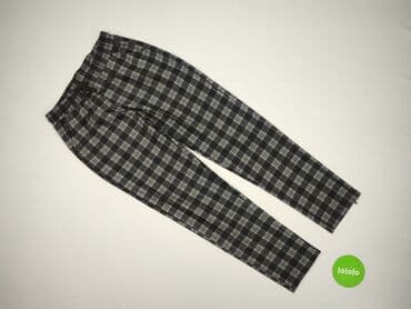 t shirty apache: Material trousers for women, size L (EU 40) — 2