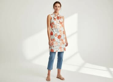 h m sukienka z kokardą: H&M, Sukienka damska, rozmiar M — 1