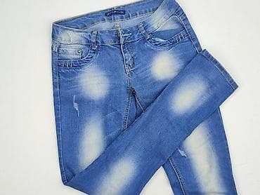 silver jeans spodnie: Jeansy damskie, rozmiar M — 1