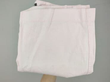 jaka bluzka do różowych spodni: Material trousers for women, size L — 7