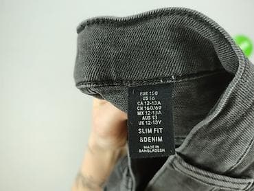 spodnie bugatti: Spodnie jeansowe, H&M, 2-3 lat, 158, stan - Bardzo dobry — 4