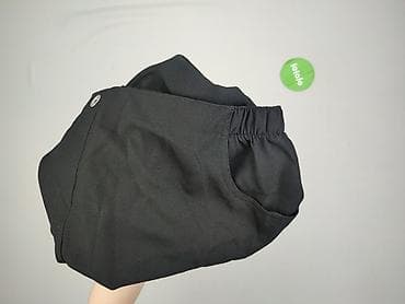 essentials spodnie: Męskie czarne spodnie z elastycznym pasem - Kolor: czarny - Fason — 6