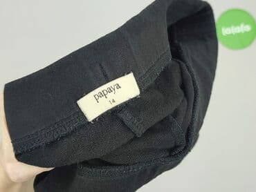 czarne sandały płaskie ccc: Papaya, Szorty damskie, XL — 5