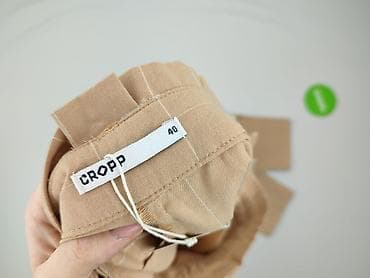 spodnie krowy: Cropp, Spodnie materiałowe damskie, rozmiar L — 4