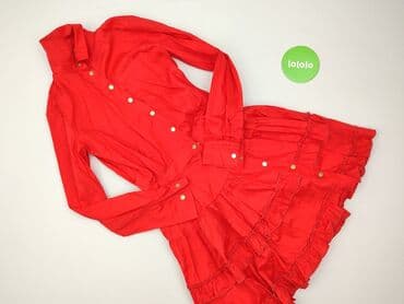 czerwona sukienka c a: Sukienka damska, rozmiar S — 3