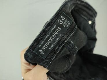 spodnie z wysokim stanem dla niskich: Stradivarius, Jeansy damskie, XS — 4