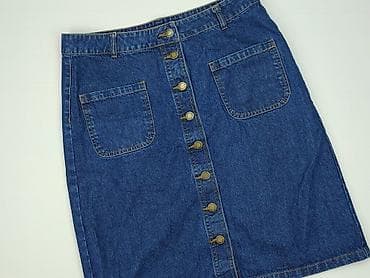 lenary jeansy: Spódnica damska, rozmiar L — 1