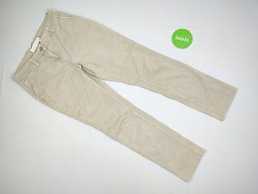 w.klapkach tekst: Chino, Spodnie materiałowe damskie, rozmiar S — 2