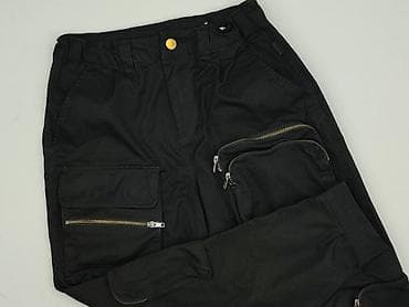 cropp cargo: Męskie spodnie cargo Cropp Comfort Fit - Kolor: czarny - Krój — 1