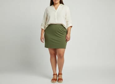 spódniczka pusheen: Papaya, Spódnica damska, rozmiar 3XL — 6