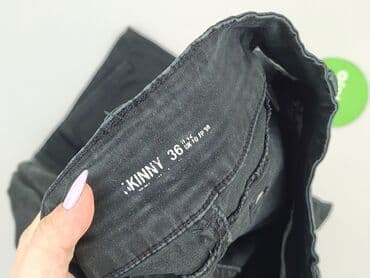 czarne spodnie damskie stradivarius: Skinny, Джинси жіночі, розмір S — 4
