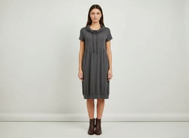 szare sukienki: Sukienka damska, rozmiar M — 7