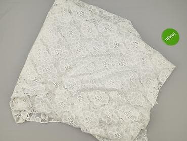 wojan pościel: Biała koronka materiałowa – gipiura w kwiaty - Kolor: biały/śnieżny - — 2