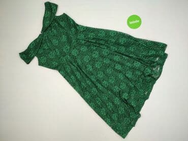 sukienka maxi butelkowa zieleń długi rękaw: Sukienka damska, rozmiar M — 3