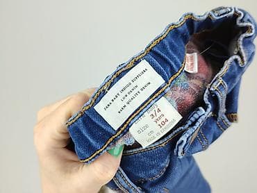 spodnice mini: Spodnie jeansowe, Zara, 3-4 lat, 98/104, stan - Bardzo dobry — 4