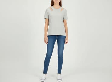 bershka t shirty barbie: Bershka, T-shirt damski, rozmiar XS — 1