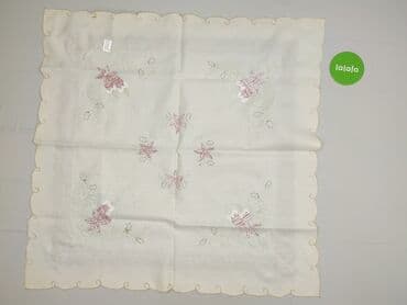 pościel primark: Obrus 79 x 79, kolor - Biały, stan - Bardzo dobry — 3