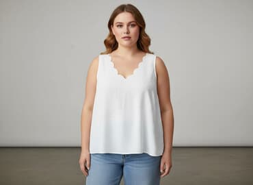 białe luźna bluzki: Bluzka damska, rozmiar 5XL — 5