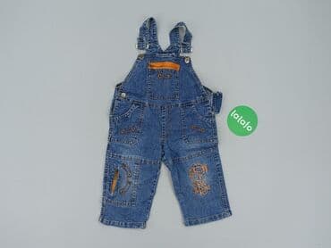 pajacyk niemowlęcy 5 10 15: Dungarees, 9-12 months, condition - Very good — 2