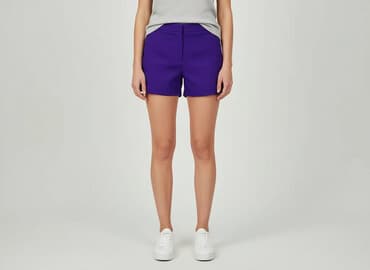 krótkie spodenki z wysokim stanem: Szorty damskie, rozmiar L — 5