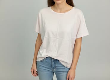 bluzy damskie duże rozmiary: T-shirt damski, rozmiar M — 7