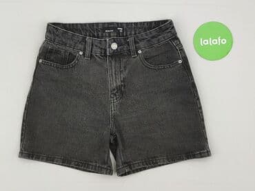 szorty z wysokim stanem czarne: Sinsay, Szorty damskie, 2XS — 2