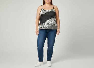 cieliste podkoszulki damskie: T-shirt damski, rozmiar XL — 5